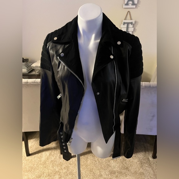 Artelier by Nicole Miller 100 % buttery soft Genuine Leather Jacket .NWOT size S - Picture 9 of 16